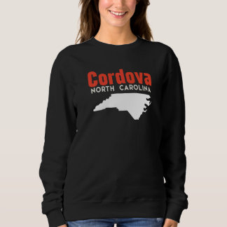 Sudadera Cordova North Carolina USA State America Travel