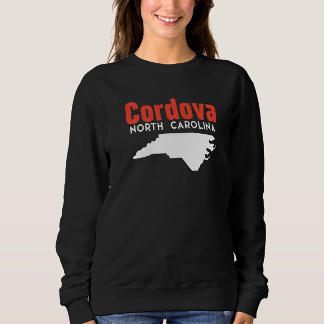 Sudadera Cordova North Carolina USA State America Travel (Anverso)