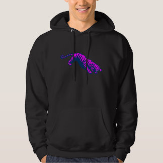SUDADERA COREY TIGER '80 AÑOS RETRO TIGRE ROSA PASEANDO