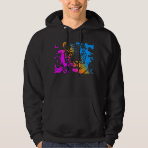 Sudadera COREY TIGER '80s RETRO CARA DE TIGRE COLORES NEW W