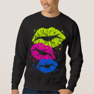 Sudadera Corey Tiger 80s Vintage Labios y Estrellas Besos