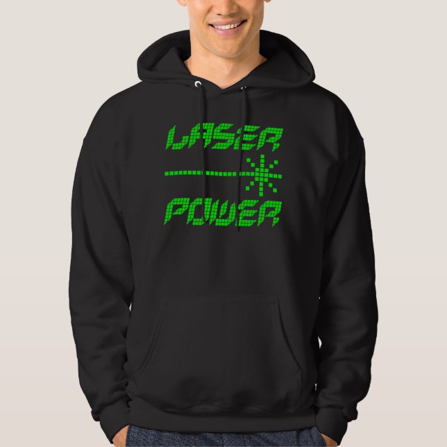 SUDADERA COREY TIGER AÑOS 80 RETRO PODER LÁSER (Anverso)