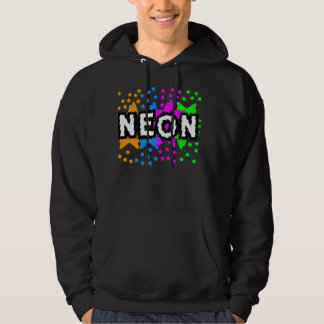 SUDADERA COREY TIGER ESTRELLAS NEÓN RETRO DE LOS 80