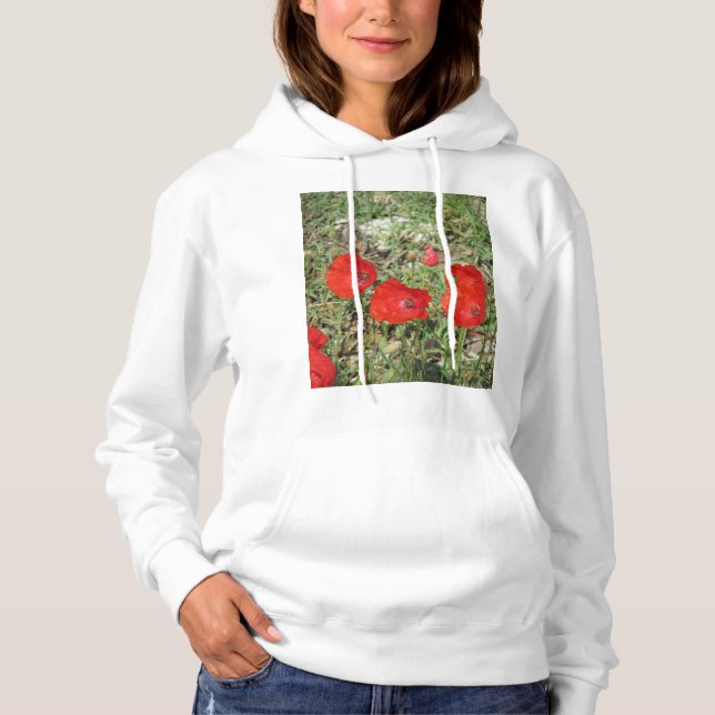 Sudadera Corfu Red Poppies (Anverso)