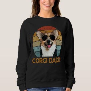 Sudadera Corgi Antiguo Papá Dueño de Mascota Perro Lindo Dí