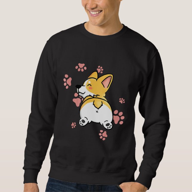 Sudadera Corgi Butt Dog (Anverso)