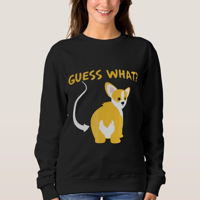 Sudadera Corgi Butt Dog (Anverso)