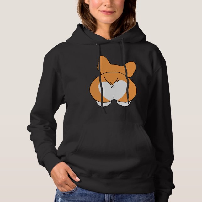 Sudadera Corgi Butt Regular (Anverso)