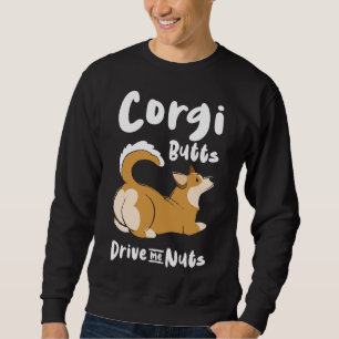Sudadera Corgi Butts Me Conduce Nueces Corgi Pembroke