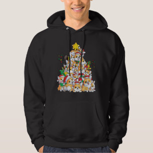 Sudadera Corgi Christmas Tree Dog Santa Merry Corgmas Xmas