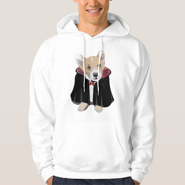 Sudadera Corgi Cula Halloween (Anverso)