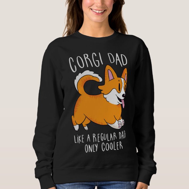 Sudadera Corgi Dad 220 (Anverso)