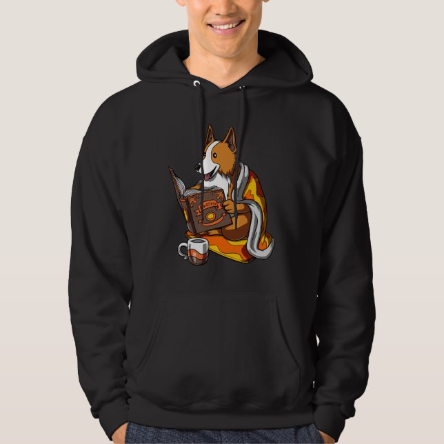 Sudadera Corgi Dog Book (Anverso)
