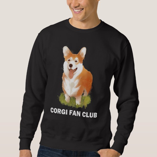 Sudadera Corgi Dog Cute Playful Puppy (Anverso)