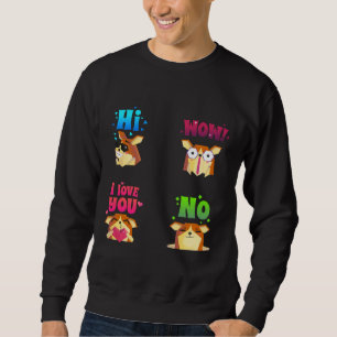 Sudadera Corgi Dog Emotion