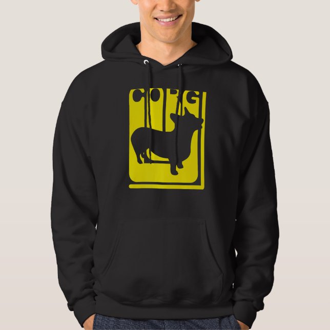 Sudadera Corgi Dog Funny (Anverso)