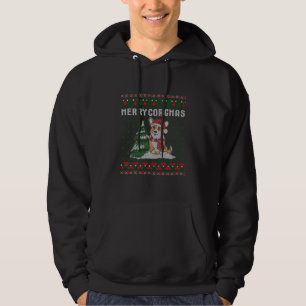 Sudadera Corgi Dog Merry Corgmas Santa Corgi Ugly Xmas Swea