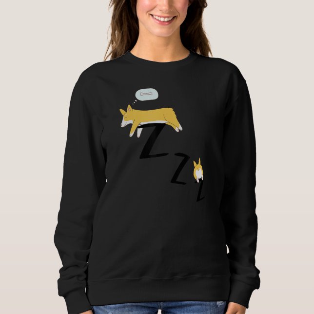 Sudadera Corgi Dog Pajama Sleep (Anverso)