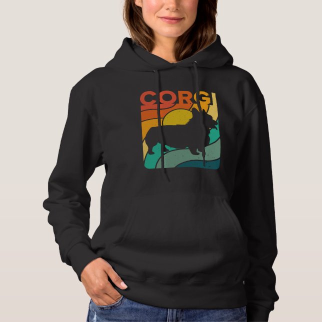 Sudadera Corgi Dog Vintage Pet (Anverso)