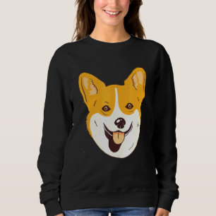 Sudadera Corgi Dogs Face Puppy Mascota Dueño Perro