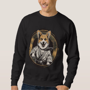 Sudadera Corgi en Jiu Jitsu Gi BJJ Life Karate Taekwondo wr