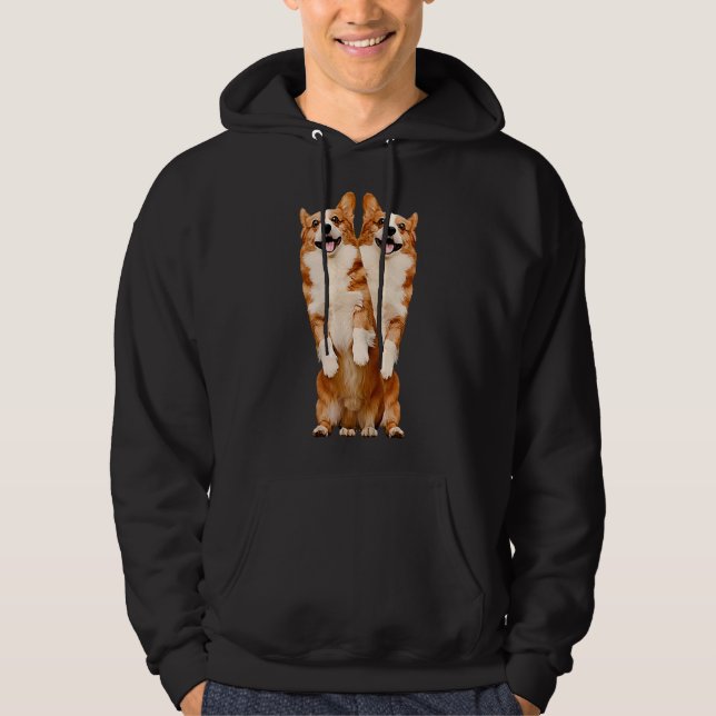 Sudadera Corgi Friends  354 (Anverso)