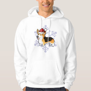Sudadera Corgi Galés del Pembroke del navidad