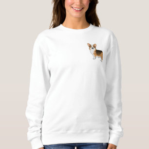 Sudadera Corgi Galés Pembroke Tricolor Cabeza Roja Perro