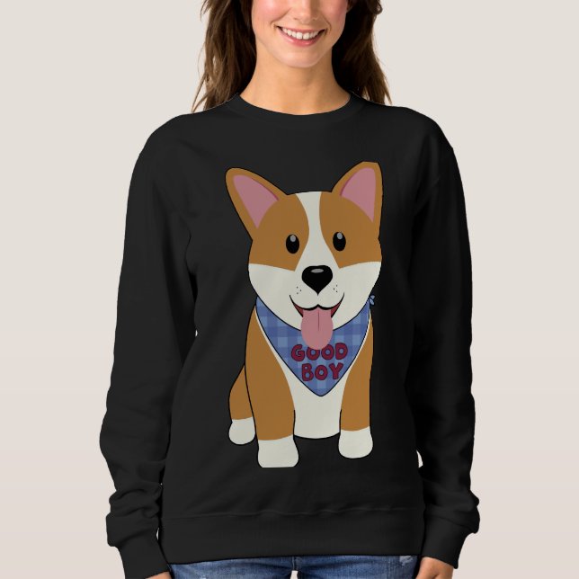 Sudadera Corgi Good Boy (Anverso)