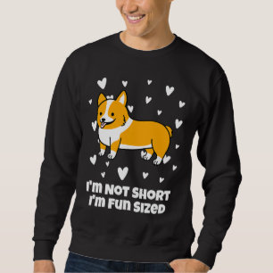 Sudadera Corgi Im Not Short