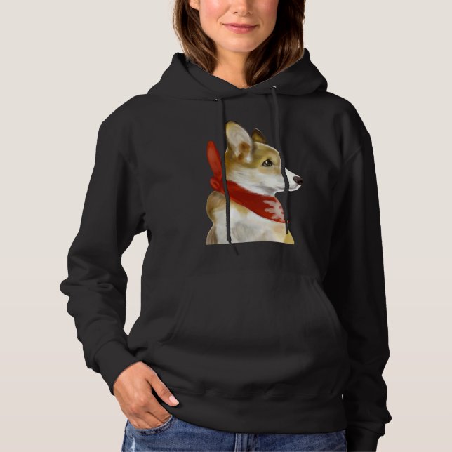 Sudadera Corgi In Red (Anverso)