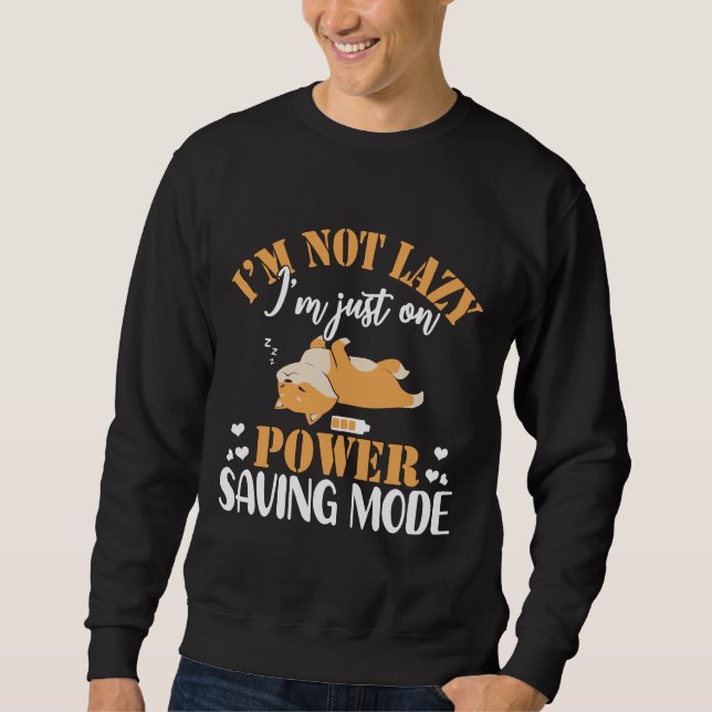 Sudadera Corgi Lazy Sleeping Dog  Funny (Anverso)