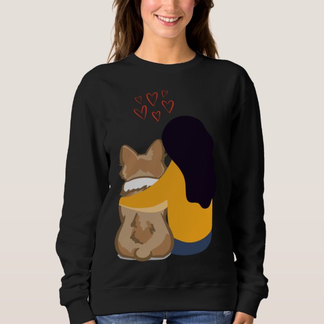 Sudadera corgi life corgi (Anverso)