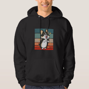 Sudadera Corgi lindo perro de dibujos animados feliz juguet
