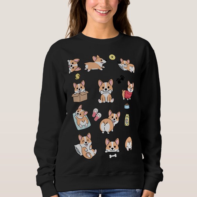 Sudadera Corgi Love (Anverso)
