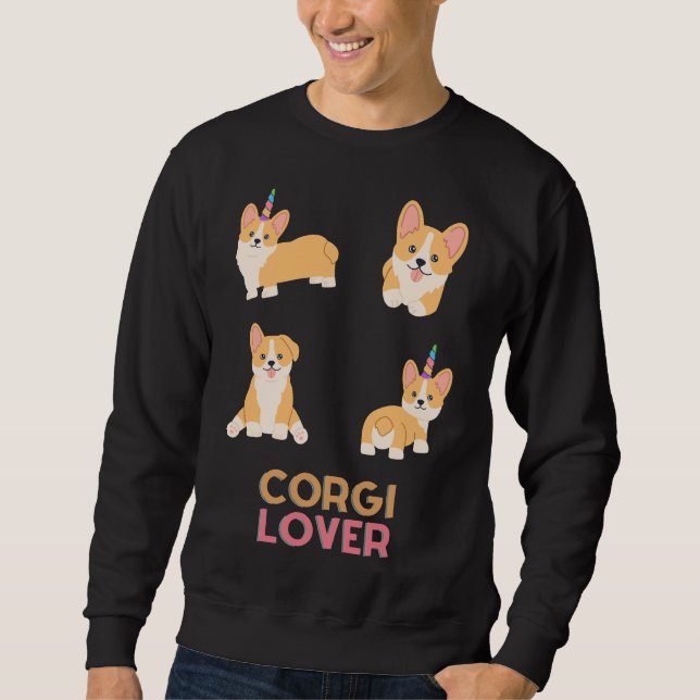 Sudadera Corgi Lover (Anverso)