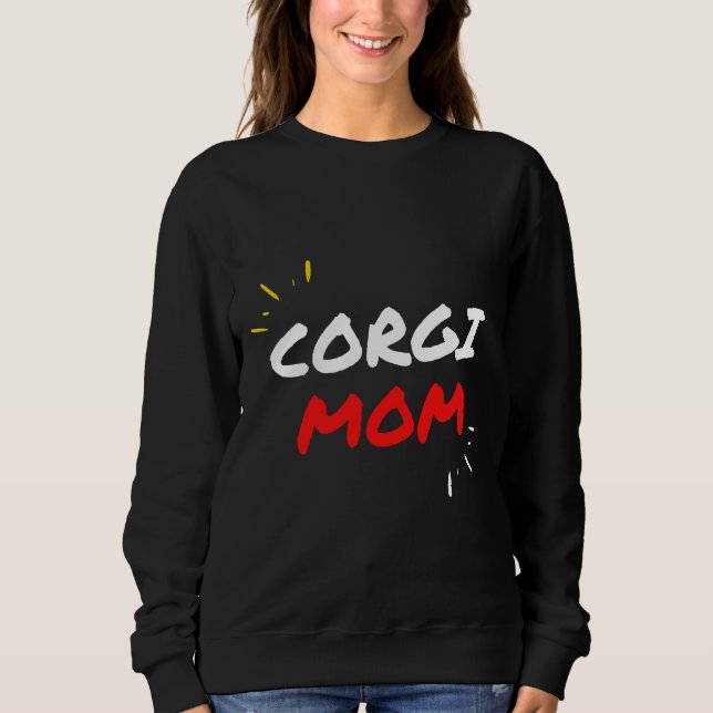 Sudadera Corgi Mom 275 (Anverso)
