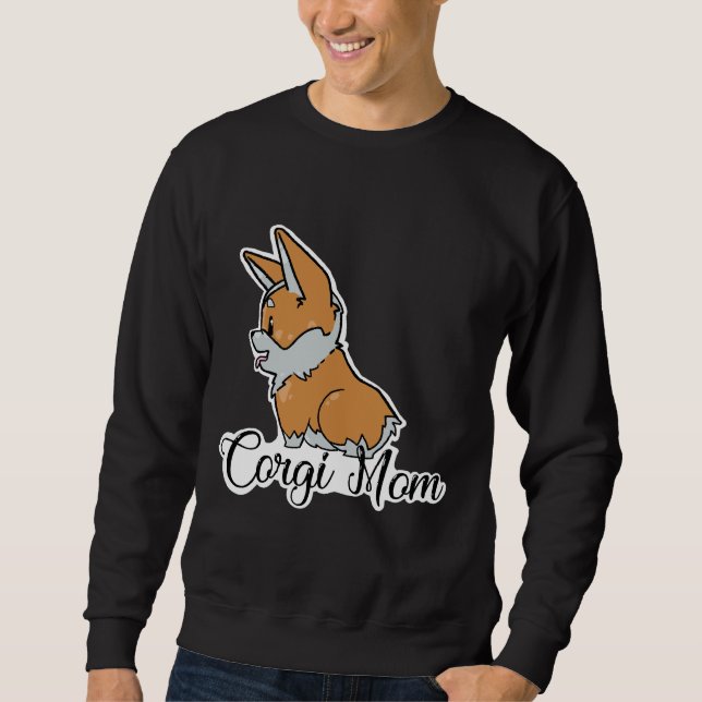 Sudadera Corgi Mom 276 (Anverso)