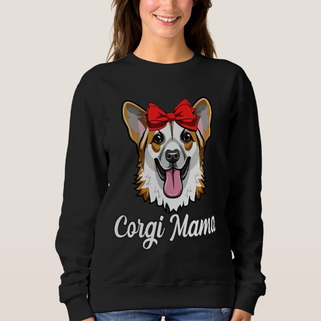 Sudadera Corgi Mom Pembroke Welsh Corgi Corgi (Anverso)