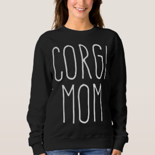 Sudadera Corgi Mom Pembroke Welsh Corgi Relajado Fit 318