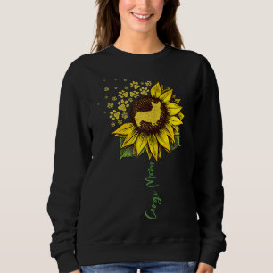 Sudadera Corgi Mom Sunflower Dog Lover Regalos Perro Mamá M