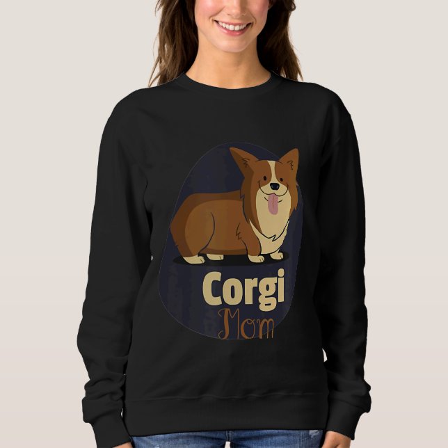 Sudadera Corgi Mom Welsh Corgi Essential (Anverso)