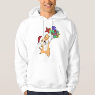 Sudadera Corgi Navidades Nieve Animales De Invierno Corgis