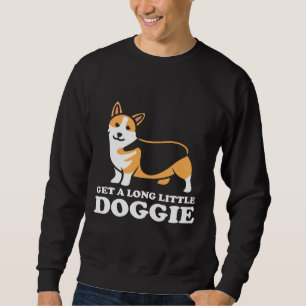 Sudadera Corgi Obtén Un Largo Perrito