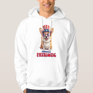 Sudadera Corgi Patriota - Patriótico Positivamente