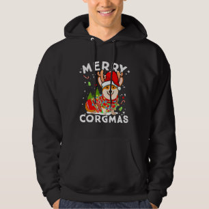 Sudadera Corgi Perro reno Merry Corgmas Santa Corgi Chris