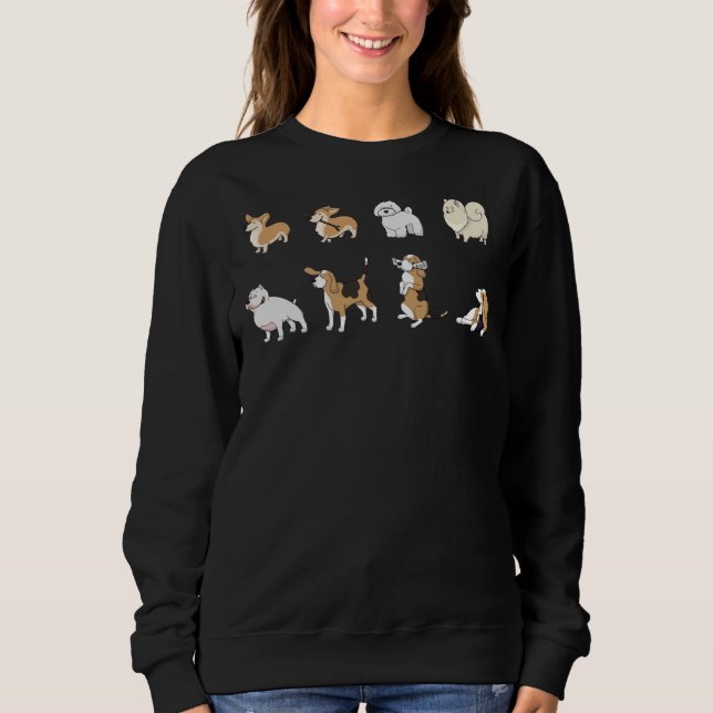 Sudadera Corgi Pitbull Beagle Bolonka (Anverso)