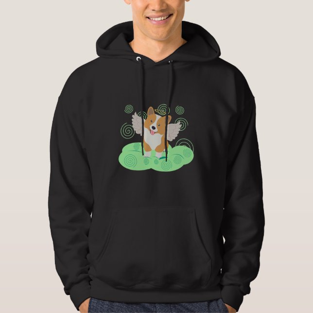 Sudadera Corgi Puppy Angel (Anverso)