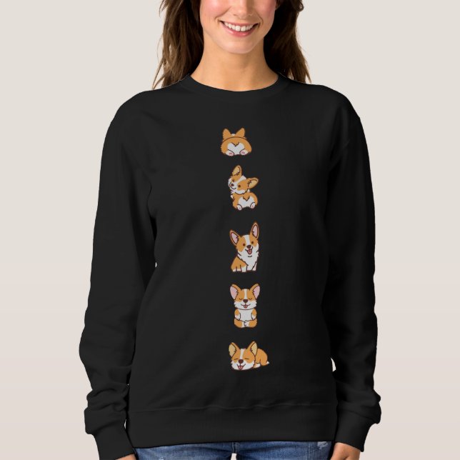 Sudadera Corgi Puppy Fun (Anverso)