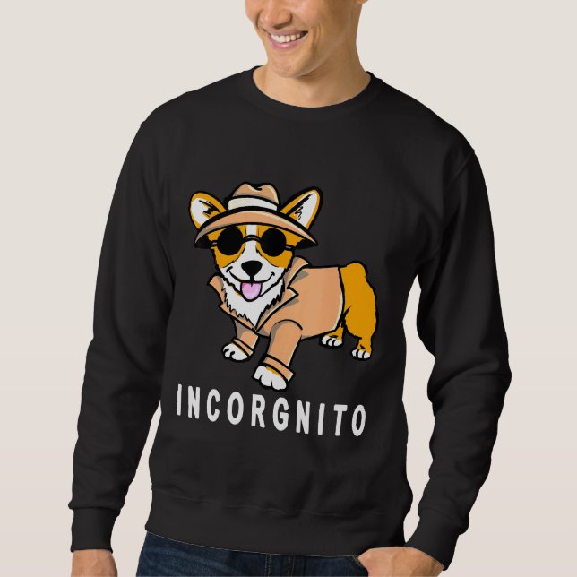 Sudadera Corgi Puppy Incognito Dog (Anverso)